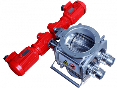 Walzenbrecher mit Stachelwalzen zur industriellen Zerkleinerung