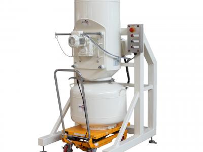 Kompaktmühle, weiß lackiert