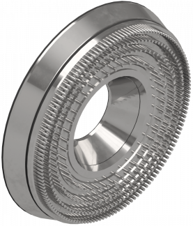 Mahlelement Stator Stiftscheibe einer industriellen Prallmühle