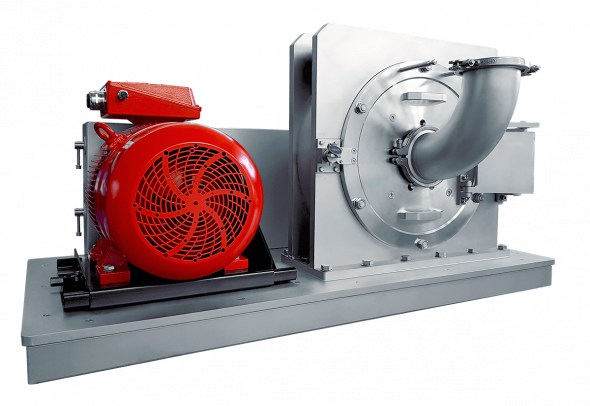 Mühle REKORD 450 in Edelstahl und druckstoßfest 10 bar für industrielle Zerkleinerung