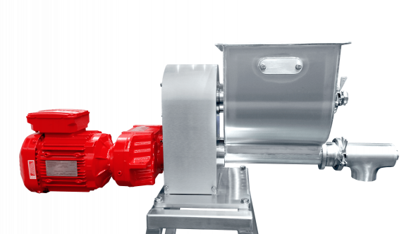 Schneckendosierer SD 63 GMP Hygienic Design zum Dosieren von Mahlgut