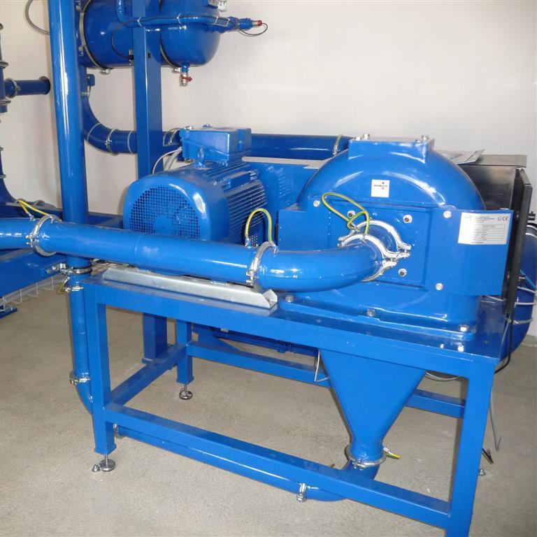 ribbed disc mill of a Plastic Grinding Plant