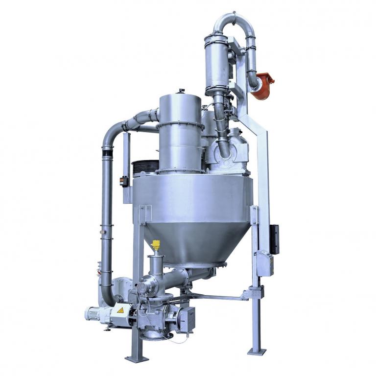 Sugar Grinding Plant with mill and buffer tank with agitator and discharge screw