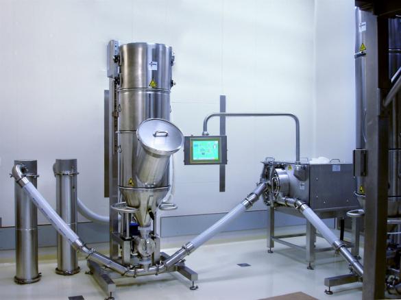 GMP Grinding Plant with mill REKORD 315 and feeding station